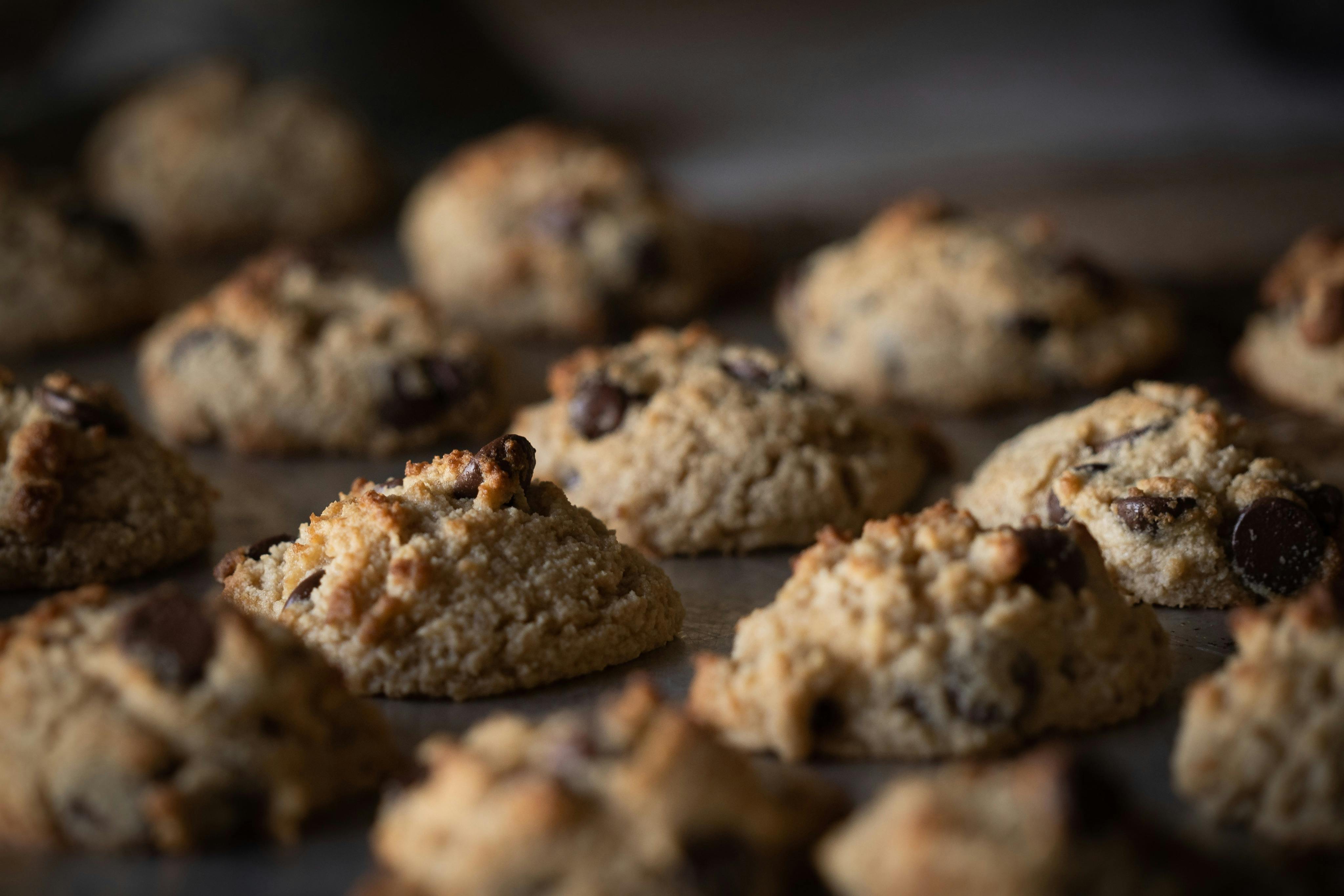 Handmade cookies with tea